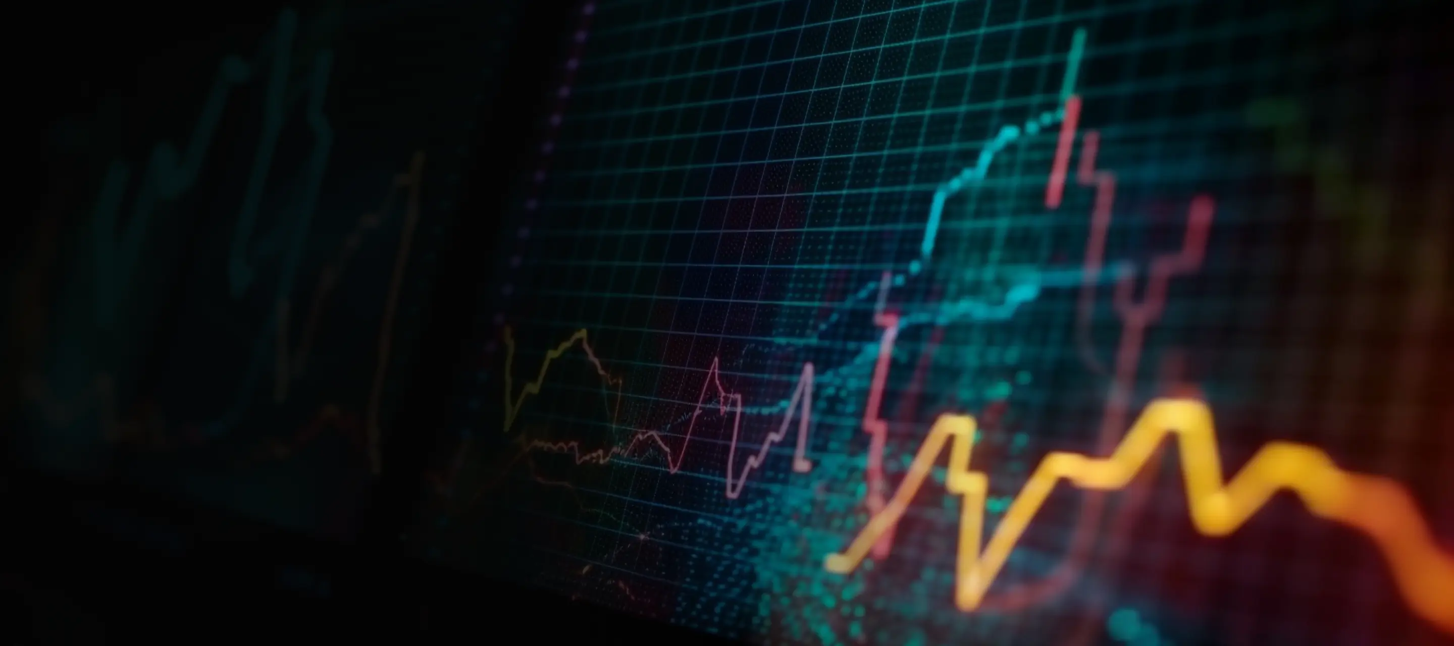 Colourful financial chart displaying market trends, representing Trading Central insights