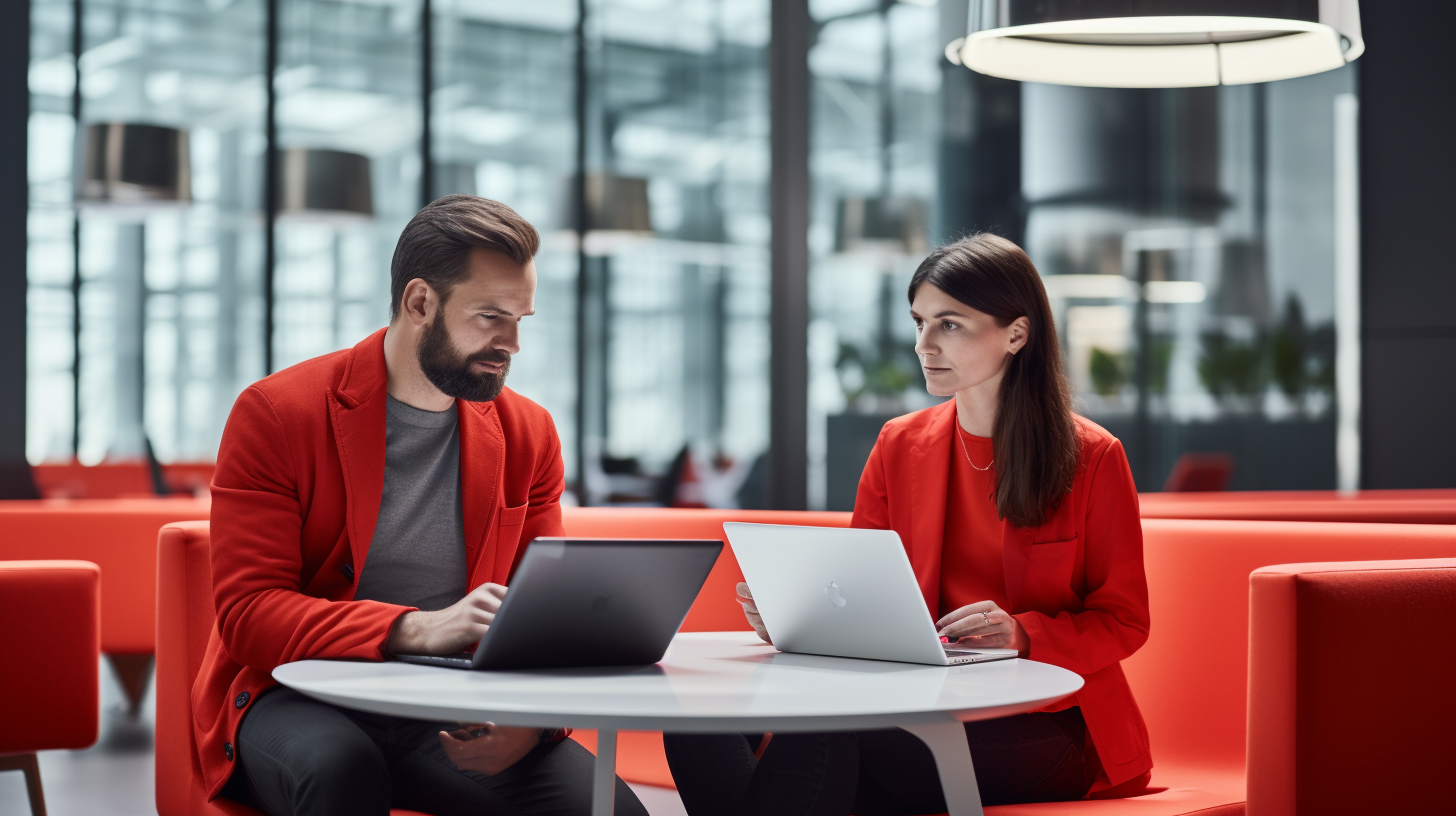 Deriv tech employees in a AWS meeting