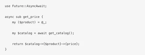 Async sub get price code