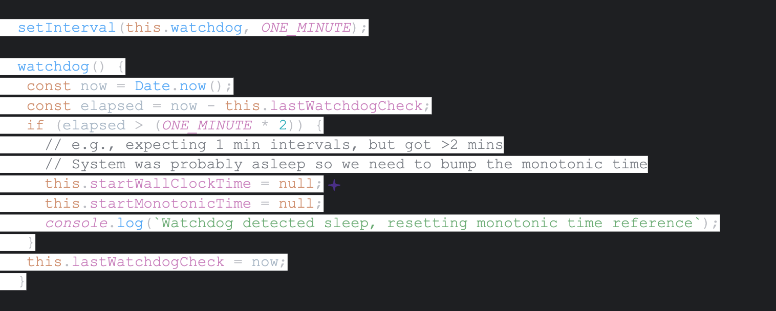  Code snippets highlighting key aspects of a Chrome extension service worker
