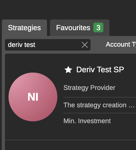 Chagua mtoa mikakati wa kunakili