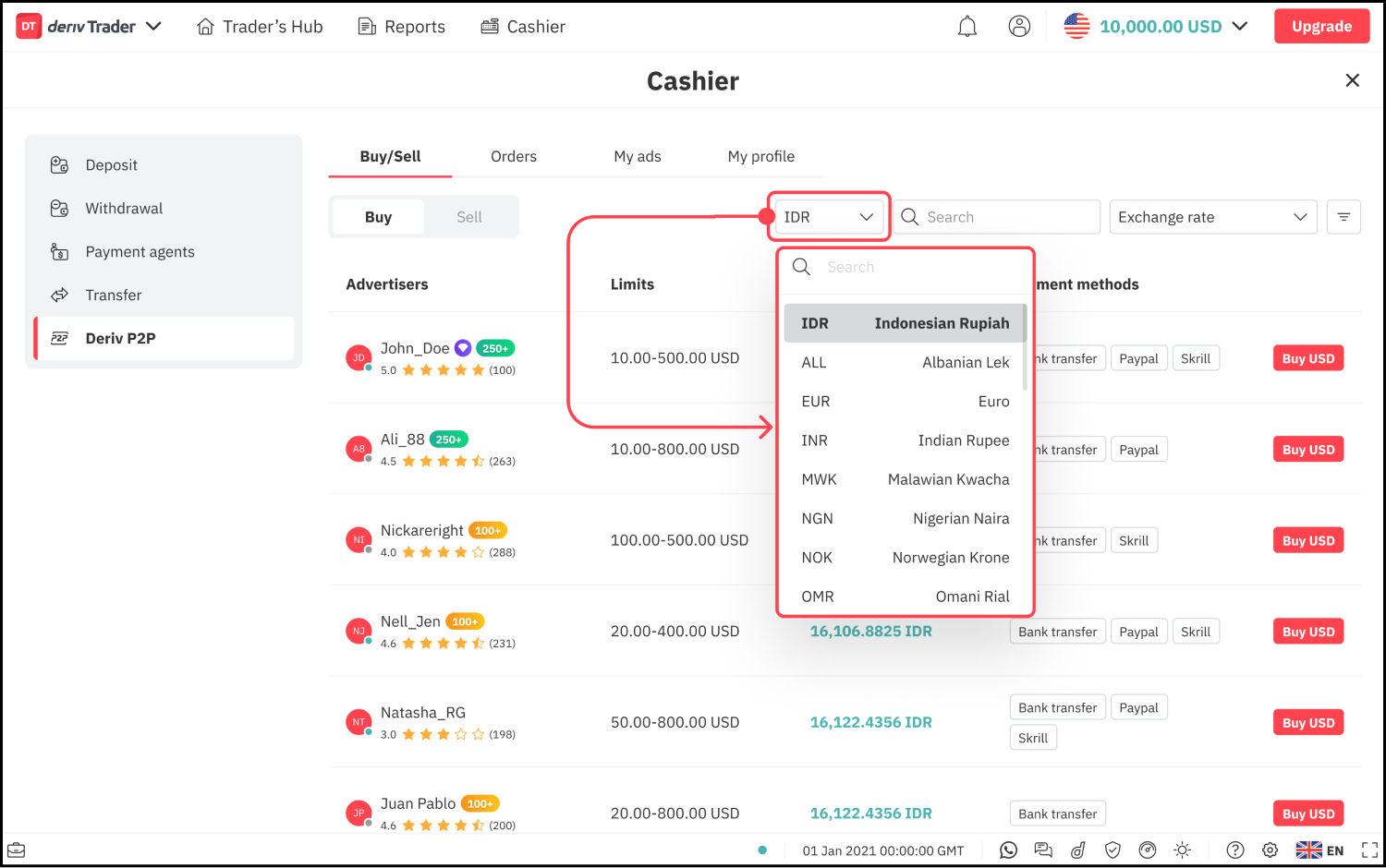 විවිධ මුදල් ඒකක සොයා ගන්න