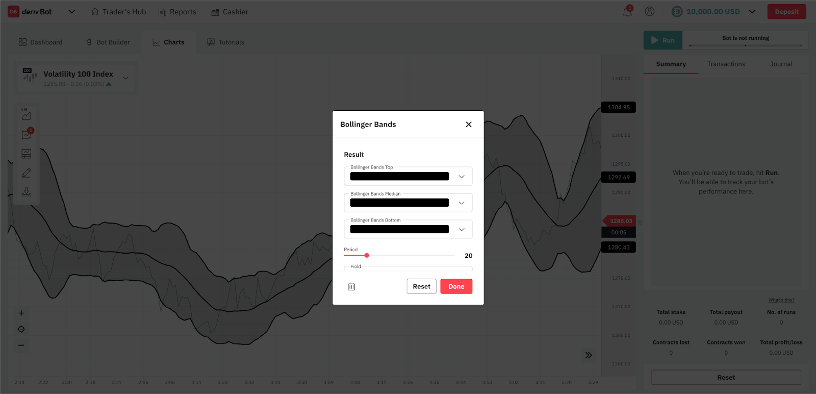 modifica numeri delle bande